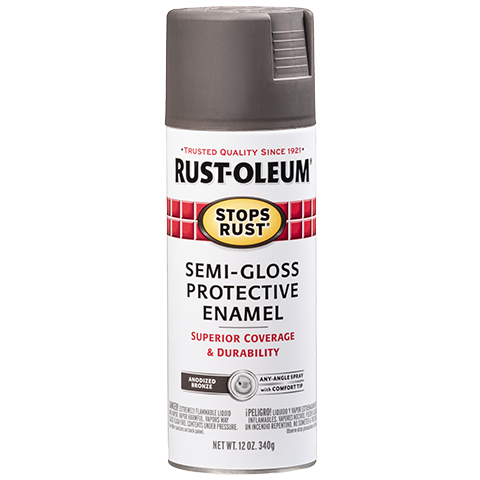Rust-Oleum® Protective Enamel Spray Paint Semi-Gloss Anodized Bronze