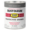 Rust-Oleum® Protective Enamel Brush-On Paint Gloss Smoke Gray