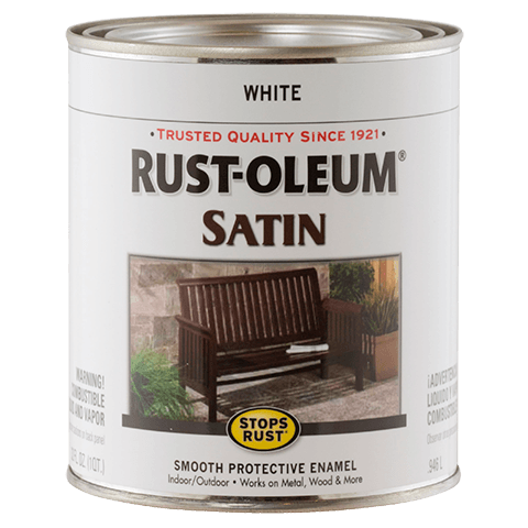 Rust-Oleum® Protective Enamel Brush-On Paint Satin White