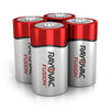 Rayovac D FUSION™ Advanced Alkaline Batteries D 4pack