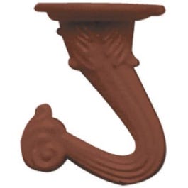 Antique Brass Swag Hook, 2-Pk.