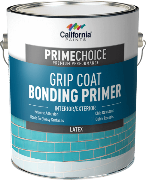 California Paints Grip Coat Bonding Primer Viscous Liquid, White 1 qt.