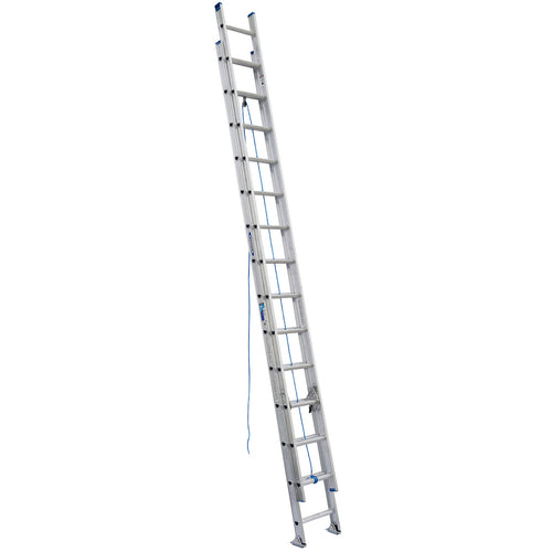 Werner 28ft Type I Aluminum D-Rung Extension Ladder D1328-2