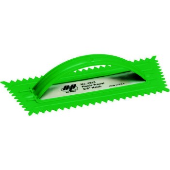 Marshalltown 16263 Plastic Blade V-Notch Trowel ~ 3/8