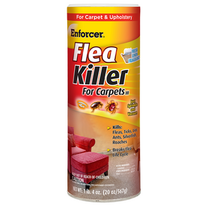 Zep Enforcer  Fresh Linen Scent Flea Killer For Carpet Powder III, 20 Oz