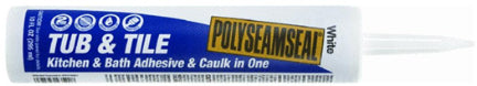 CAULK TUB   TILE  2-IN-1 10 OZ WT