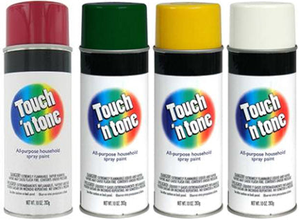 10OZ GLOSS WHITE TOUCH   TONE PAINT