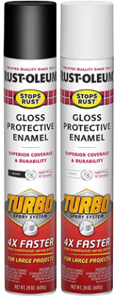 SPRAY PAINT 24 OZ WT STOP RUST TURBO