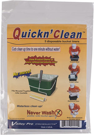 BAG LINER 5PK QUICKN  CLEAN