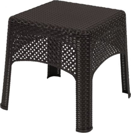 SIDE TABLE WOVEN GRAY