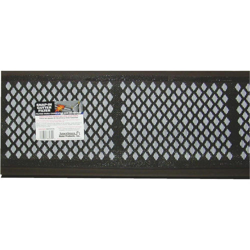 Amerimax 3 Ft. Brown Vinyl Gutter Guard with Filter