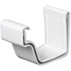 Amerimax 5 In. Traditional K-Style White Vinyl Gutter Slip Joint Connector