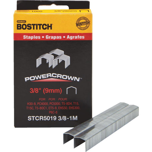 Bostitch Powercrown Hammer Tacker Staple, 3/8 In. (1000-Pack)