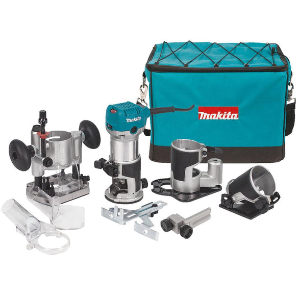 Makita 6.5A 10,000 to 30,000 rpm Router Kit