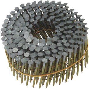 Grip-Rite 15 Degree Wire Weld Bright Ring Coil Framing Nail, 2-3/8 In. x .113 In. (3000 Ct.)