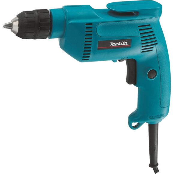 Makita 3/8 In. 4.9-Amp Keyless Electric Drill with Case