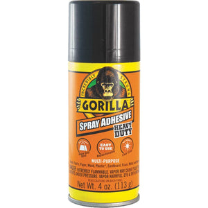 Gorilla 4 Oz. Heavy-Duty Multi-Purpose Spray Adhesive