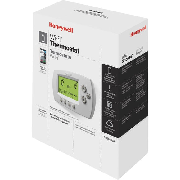 Honeywell 7-Day Programmable White Digital Thermostat
