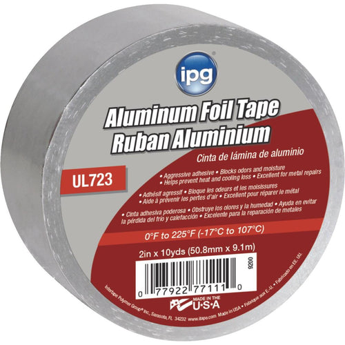 Intertape 2 In. x 10 Yd. UL723 Aluminum Foil Tape