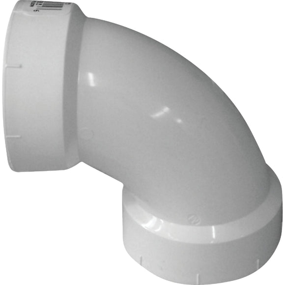 Charlotte Pipe 1-1/2 In. 90D Sanitary PVC Elbow