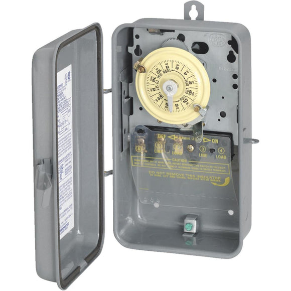 Intermatic 40A 120V 4000W Gray Mechanical Outdoor Timer