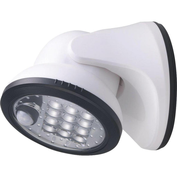 Light It White 275 Lm. LED Battery Operated Security Light Fixture