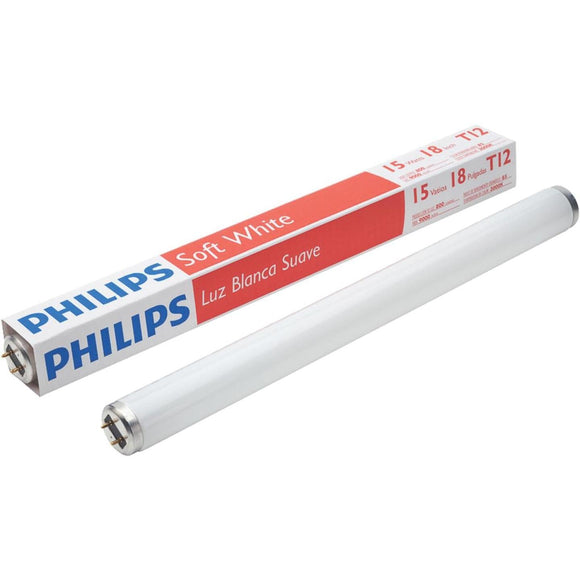 Philips ALTO 15W 18 In. Soft White T12 Medium Bi-Pin Fluorescent Tube Light Bulb
