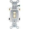 Leviton Toggle Ivory 20A Grounded Quiet Double Pole Switch