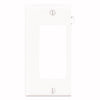 Leviton 1-Gang Plastic Sectional Rocker Decorator Wall Plate End Panel, White