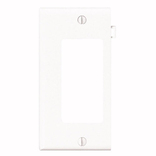 Leviton 1-Gang Plastic Sectional Rocker Decorator Wall Plate End Panel, White