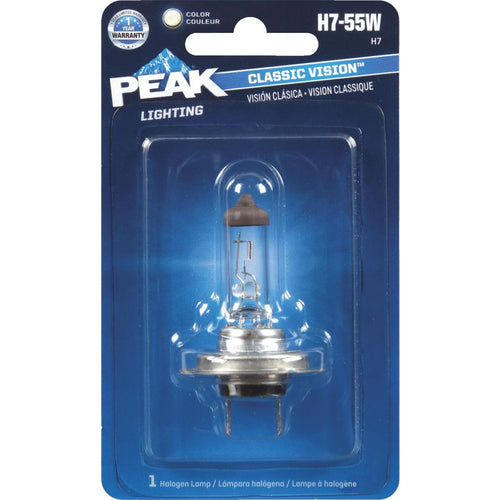 PEAK Classic Vision H7-55W 12V Halogen Automotive Bulb