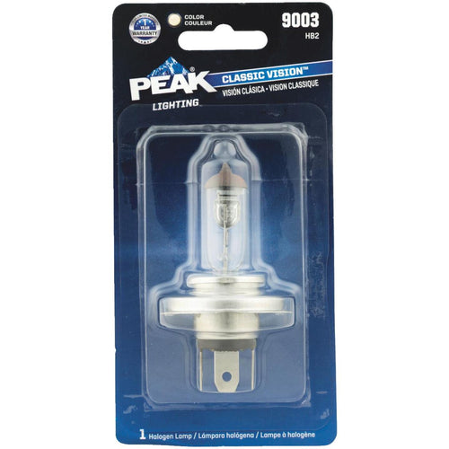 PEAK Classic Vision 9003 HB2 12V Halogen Automotive Bulb