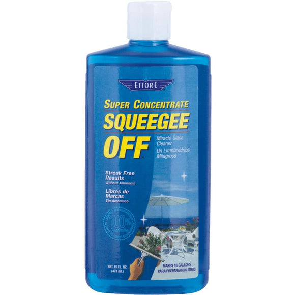 Ettore Squeegee Off 16 Oz. Super Concentrate Glass Cleaner