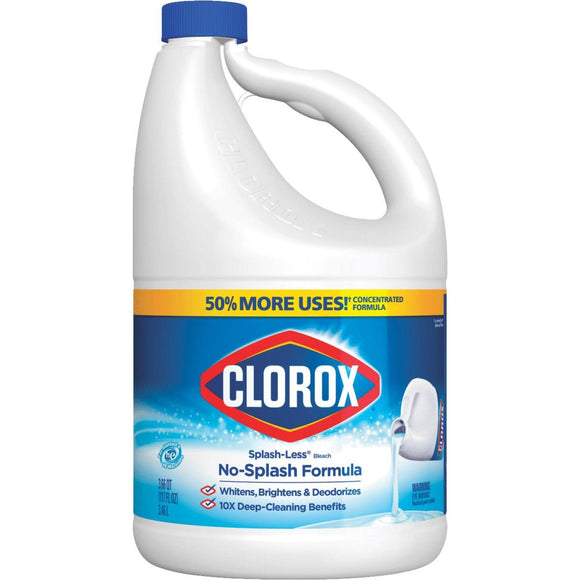 Clorox 117 Oz. Concentrated Splash-Less Liquid Bleach