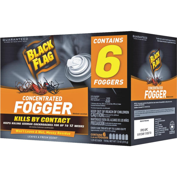 Black Flag 1.25 Oz. Indoor Insect Fogger (6-Pack)