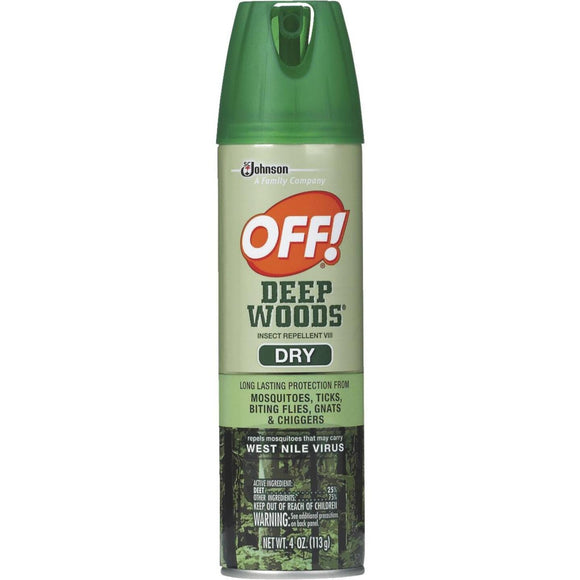 Deep Woods Off 4 Oz. Dry Insect Repellent Aerosol Spray