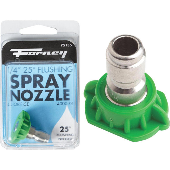 Forney Quick Connect 4.5mm 25 Deg. Green Pressure Washer Spray Tip