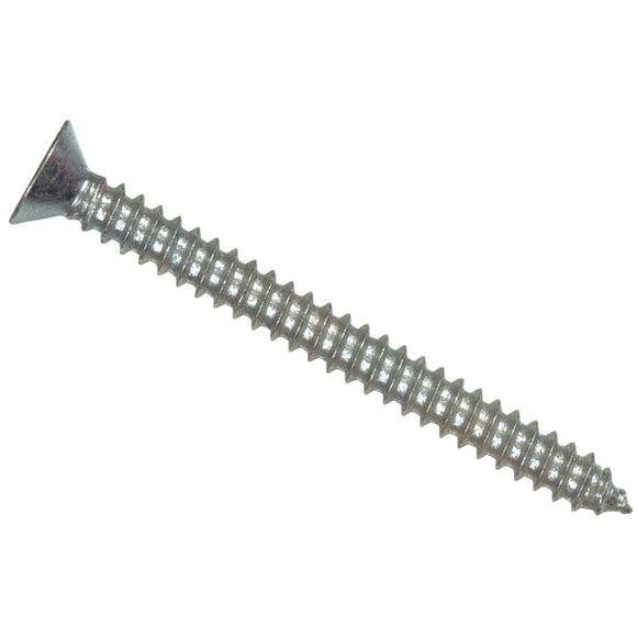 Hillman #6 x 3/4 In. Phillips Flat Head Stainless Steel Sheet Metal Screw (100 Ct.)
