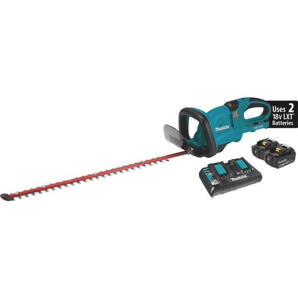 Makita 18V X2 (36V) LXT Lithium-Ion Cordless 25-1/2 In. (5.0Ah) Hedge Trimmer Kit