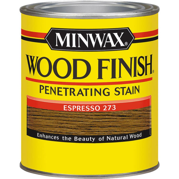 Minwax Wood Finish Penetrating Stain, Espresso, 1/2 Pt.