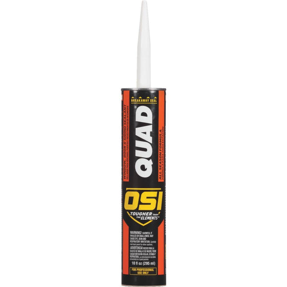 OSI QUAD 10 Oz. Polymer Sealant, White