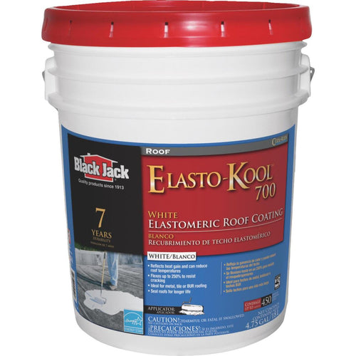 Black Jack Elasto-Kool 700 5 Gal. 7-Year White Siliconized Elastomeric Coating