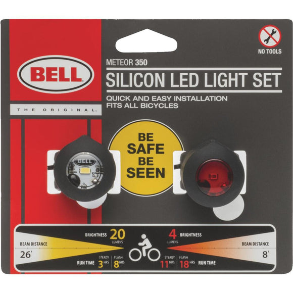 Bell Sports 1 Clear/1 Red LED Bicycle Light Set