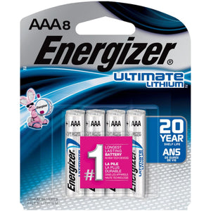 Energizer AAA Ultimate Lithium Battery (8-Pack)