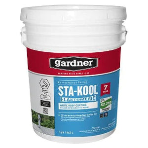 Gardner® Sta-Kool®, Elastomeric White Roof Coating 1 Gallon