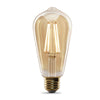 Feit Electric 60-Watt Equivalent ST19 Vintage Amber Glass Filament LED