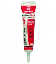 Red Devil Kitchen & Bath Siliconized Acrylic Caulk (White) Squeeze Tube