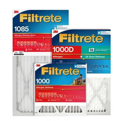 Filtrete™ MPR 1000 - 1085 Allergen / Dust Defense Air Filters 24 In. x 24 In. x 1 In.